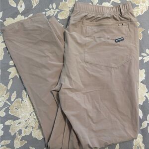 BURLEBO Men's Tan Chinos